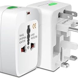 Universal Travel Adaptor with AU/UK/US/EU Pins, USB Ports, 1 Piece-19
