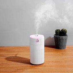 Cool Mist USB Humidifier – Personal Desktop Air Humidifier & therapy Diffuser – Quiet MinI with LED Light – Small Portable for Home, Office & Travel-63