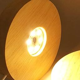 3xLighted LED Light Base Acrylic Display Lamp for Crystals Ball Art Crafts 100mm_Warm Light-10