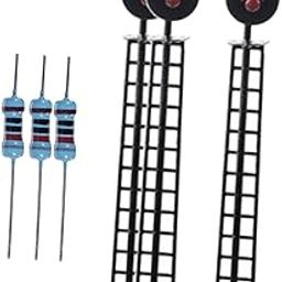 BNF® 3Pcs DIY Traffic Lights 1:87 HO Scale Traffic Light Lamp Signal Light A|Toys & Hobbies | Models & Kits | Tools, Supplies & Engines-3