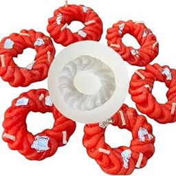 Imarti Shape Silicone Mold for Candle Making Mithai Jalebi Candle Mould Immarti Moulds Sweet Making Molds Chocolate Cake DIY Imarti Candle Mould-image-13