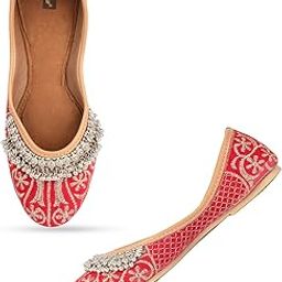 Womens Flat Footwear/Mojari/Punjabi Jutti/Bellies for Women Ballet Flat-picture-15