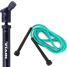 Nivia Ball Pump (Material: Plastic) & Nivia (NIVI1) 1515GR Other Trainer Jump Ropeothers(Green)-image-45