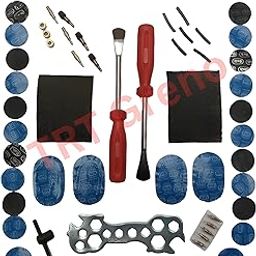 TRT Greno Quick Repair Cycle Tubular tyre 'Burst and Puncture' Repairing Complete kit and Tool of 60 Piece in Box-10