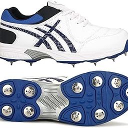 Plus Men's Cricket Spike Shoes Performance,and Customizable Spikes for Fast Bowlers-image-12