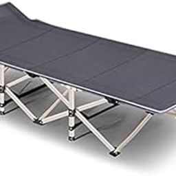Camping Cot with Storage Bag, Portable Folding Bed for Outdoor, Indoor, Patio, Office, Beach, Hiking, Sleeping Cots for Adults-image-82