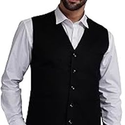 Men's Solid Waistcoat-image-15