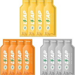 Pack of 12 Leap Energy Gel Assorted Flavors of (4 Mango-4 Orange-4 Ginger)-image-54
