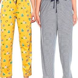 Women's Cotton Printed Pyjamas/Lower/Track Pant,Pajama Pant(Prints May Vary) - Combo Pack of 2-picture-33