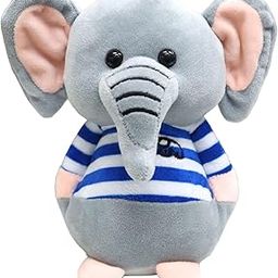 TOYTALES JT Baby Hathi Elephant Sitting Plush Soft Toy – Cute Stuffed Animal for Kids, Home Decor, 20cm (Color May Vary)-image-35