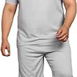 Men's Half Sleeve Oversized T-Shirt and Shorts || 3XL, 4XL Plus size || Longline Co-ord set for Men || Coord outfit-image-66