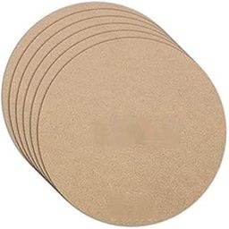 ALCRAFT Personalized Coasters Plain Wooden Art Craft Coaster Blank Cutouts for Tea Coffee Painting Wood 2.5mm Thick (Pack of 5,6,10,15,20,25,30) (30)-image-60