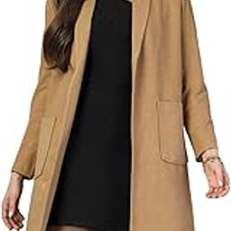Women's Tweed Regular Trench Coat-picture-33