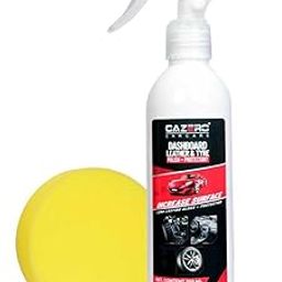 CAZERO Dashboard, Leather & Tyre Polish + Protectant a Anti-Bacterial | UV Protected | PH Balanced | Hydrophobic | product for dashboard, leather/rexine seats, vinyl, plastic, & rubber urfaces | 250ml-image-76