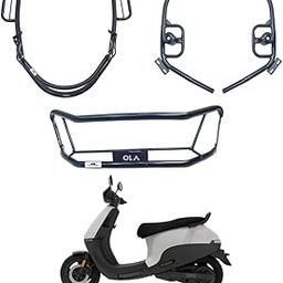 KSHEERI GEN 3 OLA S1X, S1X PLUS CRASH GUARD WITH FOOTREST AND FRAME SLIDER LAGGUARD FRONT AND REAR CRASH GUARD SUITABLE FOR GENERATION 3 OLA S1X, S1X PLUS ELECTRIC SCOOTER (SET OF 1)-0