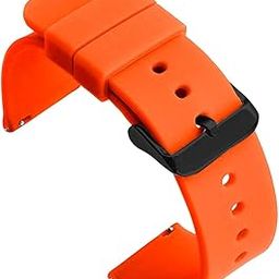 Prolet 20MM Silicone Strap Compatible with Amazfit GTS 2 Mini, Amazfit Bip/Bip U/Pro/Lite, Bip S, Amazfit GTS/ 2/2e, Samsung Galaxy Watch 4/ Watch 5 Compatible All 20MM Watches-picture-4