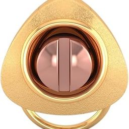 18KT (750) Yellow Gold Triangle Shaped Trendy Nose Pin - 0.47 Grams-image-27