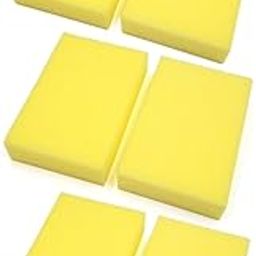 worison 6pc Rectangle Synthetic Watercolor Paint Sponges – Ideal for Painting, Crafts, Pottery, and Artistic DIY Projects-image-91