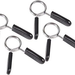 MERISHOPP® 4X Barbell Spring Clip Dumbbell Bar Collar Clamp Weightlifting Bar Lock Clip|Sporting Goods | Fitness Running & Yoga | Strength Training | Barbells & Attachments-image-3