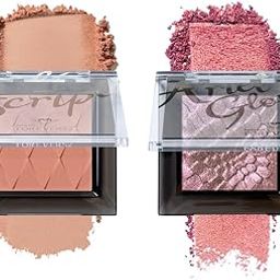 Daily Life Forever52 Sensational Glow Duo - Chic Script Blush + Ariel Glow Highlighter | Radiant Flush & Luminous Highlight | Smooth, Blendable, Long-Wear Formula for a Sculpted Highlighter (Cardinal-05& Monochrome-06)-image-16
