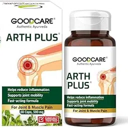 Goodcare Arth Plus 60 Capsules| For Joint Pain| For Inflammation & Pain Relief| Ayurvedic Pain Relief Formula| Improves Arthritis & Joint Stiffness| Increase Flexibility| Clinically Tested-picture-6