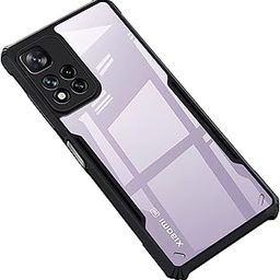 Zapcase Back Case Cover for Mi 11i 5G / 11i Hypercharge 5G | Compatible for Mi 11i 5G / 11i Hypercharge 5G Back Case Cover | Clear Case with Camera Protection | (TPU + PC | Matte Black)-19