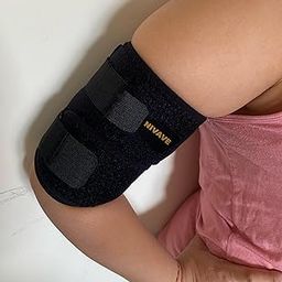 NIVAVE CORSICA Bicep Tendonitis Brace Compression Sleeve Support, Upper Arm Brace Bicep Support Bands for Pain Relief, Muscle Strains and Inflammation, Tricep/Bicep Wrap for Men and Women (1, Black, L)-picture-27