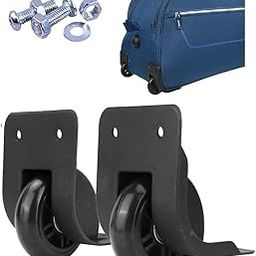 MyViradi Replacement and Repair Rubber Travel Trolley Daffal Bag Wheels for Luggage Parts For All Branded Daffal Bag (2 Pcs, 1Set)-image-81