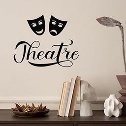 SnappySticker Films Movie Theatre Mask Interior Wall Sticker PVC Vinyl Easy to Stick (27 X 32)-image-28