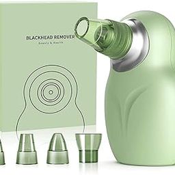 SEMINO Advanced Rechargeable Vacuum Blackhead Acne Comedo Removal Device With 5 Massage Heads and 3 Suction Modes Vacuum Pore Cleanser Cleaner For Face Black Head Remover for Women and Men Suitable for All Skin Types-picture-22