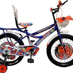 SUMATI Unisex Phantom Steel BMX Cycle, 16T, Single Speed Gear Blue Color for Kids 4-6 Years-image-12