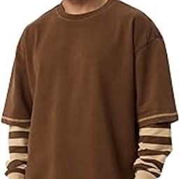 The Souled Store Doctor Sleeve T-Shirt: Mocha Men and Boys Round Neck Cotton Oversized Full Sleeve T-Shirts-image-10