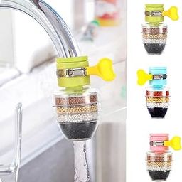 TRIBEAZI [2 Pack] Activated Carbon Faucet Water Filters – 5-Layer Tap Water Purifier Cartridge for Kitchen Sink, Universal Fit, Removes Chlorine, Odor & Rust – Easy Install Tap Filter-13