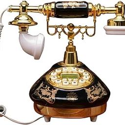 Corded Retro Phone Novelty Retro Landline Telephone for Bedroom Office Hotel | Corded Telephones | Home Telephones & Accessories-image-28