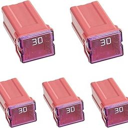 BOJACK 5pcs JCASE Fuse Automotive FMX Fuse Tall/Standard Profile JCASE for Trucks, Cars and SUVs(30A)-image-93
