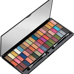 Colors Queen Ultra Pigmented 51 Colors Eyeshadow Palette with Brush | Long Wearing & Easily Blendable Eye Makeup Palette | Eyeshadow Palette with Matte, Shimmery & Metallic Finish (02)-31