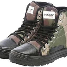 High Ankle Trekking Ridding Men's Boots | Anti Skid Sole with Mild Waterproof Protection (Camoflauge - Size 6)-picture-10