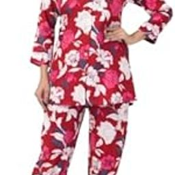 Women's Rayon Printed Co-ord Set | Top And Bottom Set for women & Girls | Women's Top And Pant Set-image-52
