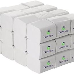 Carepure HBT Pop Up Table Top Soft Virgin Tissue Paper Box Holder Refill Tissue Box Refill | 2 PLY | 4x8 cm | 3500 Pisces Tissue | 28 Tissue Packet Refill - (Popup Tissue Refill)-image-13