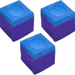 Navani Billiard Snooker Pool Cue Stick Chalk, Non Stick, Strong Adhesion, Blue Color - 3 Pcs-picture-17