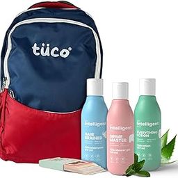 30L School bag for Kids with BathTime Pack | Water Resistant | 3 Compartment | Light Weight | Boys and Girls | Casual Laptop Backpack | Bottle Holder |-image-72