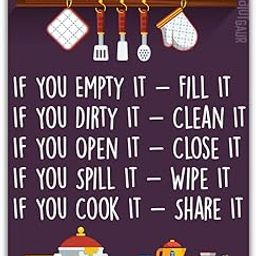 Gangaur Kitchen Rules Kitchen Fridge Magnet- Pack Of 1 Fridge Magnet-image-94
