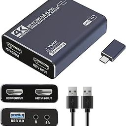 dobestyou 4K Audio Video Capture Card,HDMI USB 3.0, Full HD 1080P for Game Recording, Live Streaming Broadcasting-16