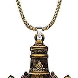 Lord Venkateshwara Metal Pendant With 22 Inch Box Stainless Steel Chain | Balaji Necklace for Men & Women | Hindu Religious Spiritual Jewelry-image-31