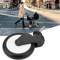 Meiyya Baby Stroller Wheel Tool Stroller Replacement Wheels,Stroller Wheel Accessory Stroller Wheel Wear Resistant for Yoyo for Kiddopotamus for Chbaby for Yoya Accessories(A Pair of Front Wheels)-11
