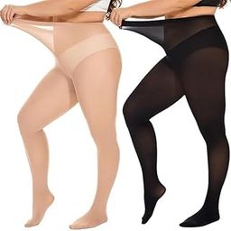 BrachyWomen's Sheer Transparent Low Denier Pantyhose Stocking-image-34