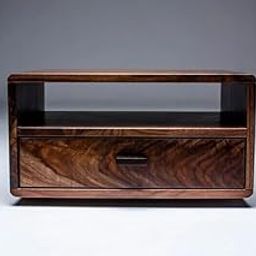 Md Decor Floating Nightstand in Walnut Finish-image-7