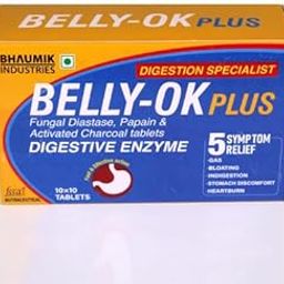 Belly OK Plus Digestive Enzymes with Activated Charcoal Tablets - 50 Days Pack | Effective Relief from Digestive Problems Like Gas, Bloating, Indigestion, Stomach discomfort & Acidity - Anytime, Anywhere| Boosts Digestion & Maximizes Nutrient Absorption| 100 Tablets (Veg) x Pack of 1-picture-7