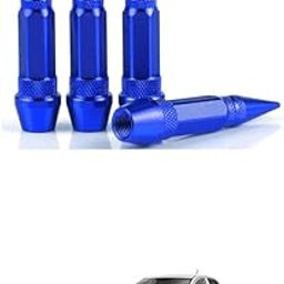 LOVMOTO 4PCS Spiked Shape Tire Valve Stem Caps, Aluminum Car Air Stem Cap, Universal Tire Valve Stem Covers for Cars, SUV, Trucks, Bikes, Motorcycles Comfortable with Pic-anto-image-80
