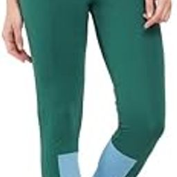 Women's Snug-Fit High Rise Colourblocked Active Tights in Green-image-67